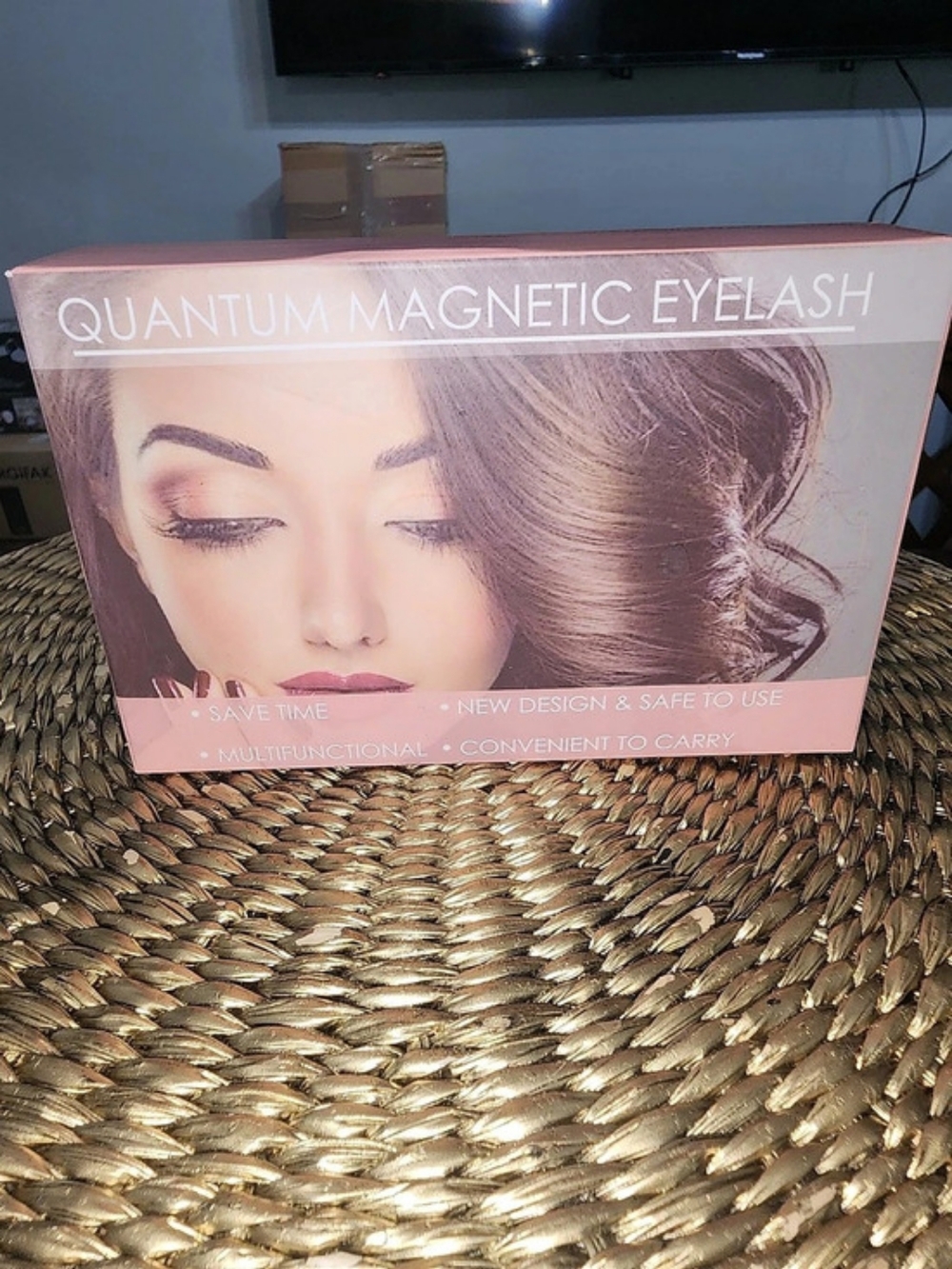Quantum Magnetic Eyelash with Applicator Tool in Black & Copper